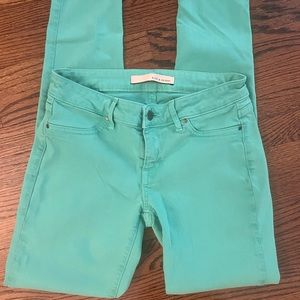 Michael Stars women’s Rich + Skinny Jeans size 26 spring green!
